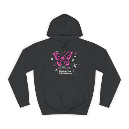 Hoodie Achtung ich entfalte mich - es glitzert gleich