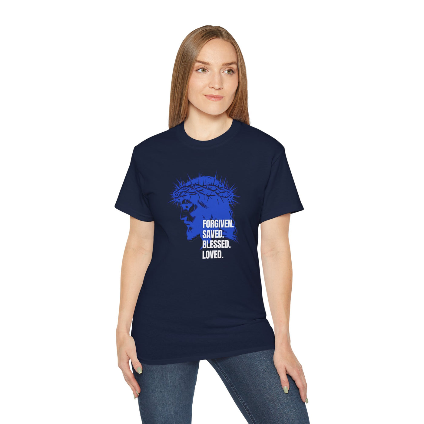 Jesus - Forgiven, Saved, Blessed, Loved Design