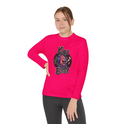 King of Beat Youth Long Sleeve Tee - Perfect for Young Musicians! 