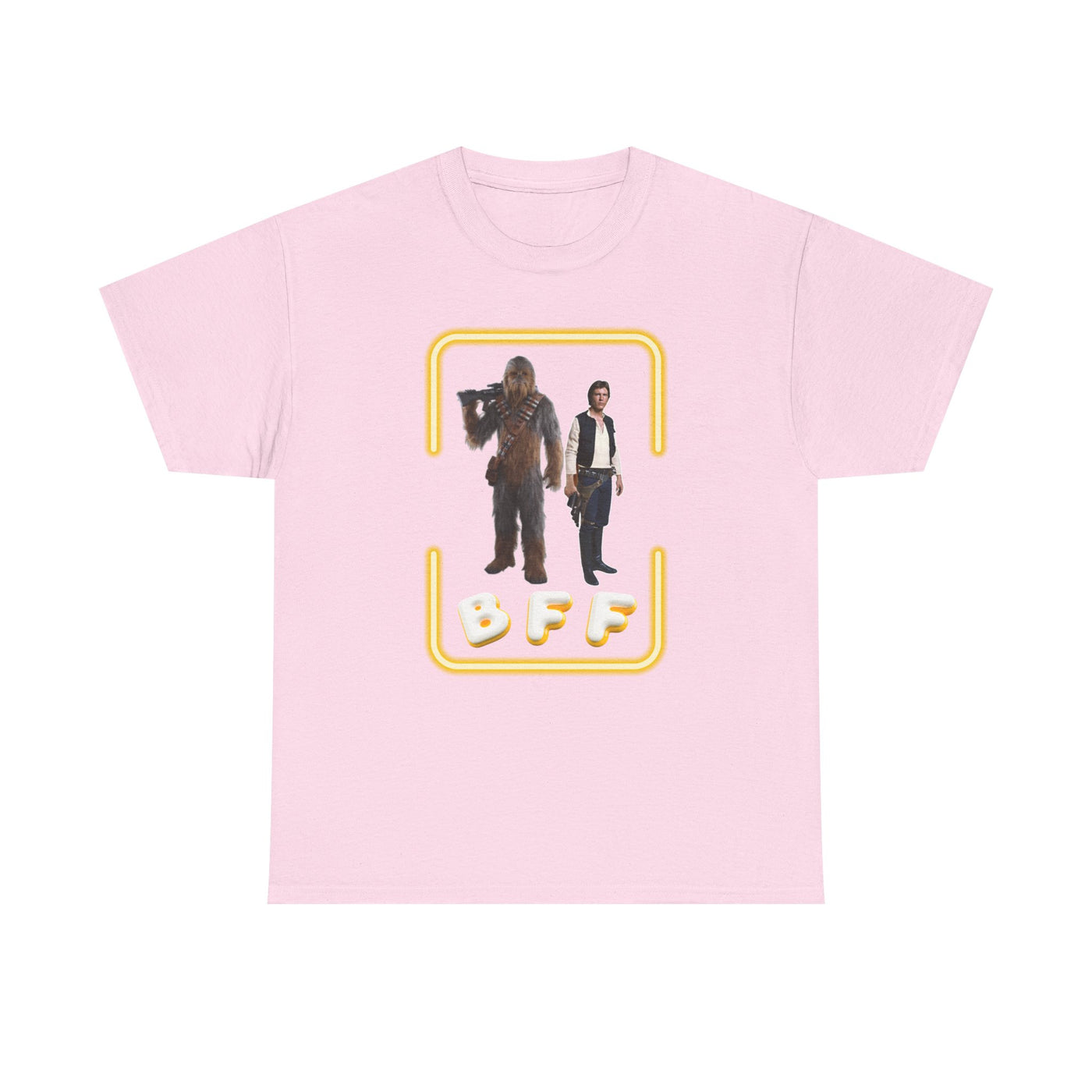 BFF Chewbacca &amp; Han Solo Unisex Heavy Cotton Shirt
