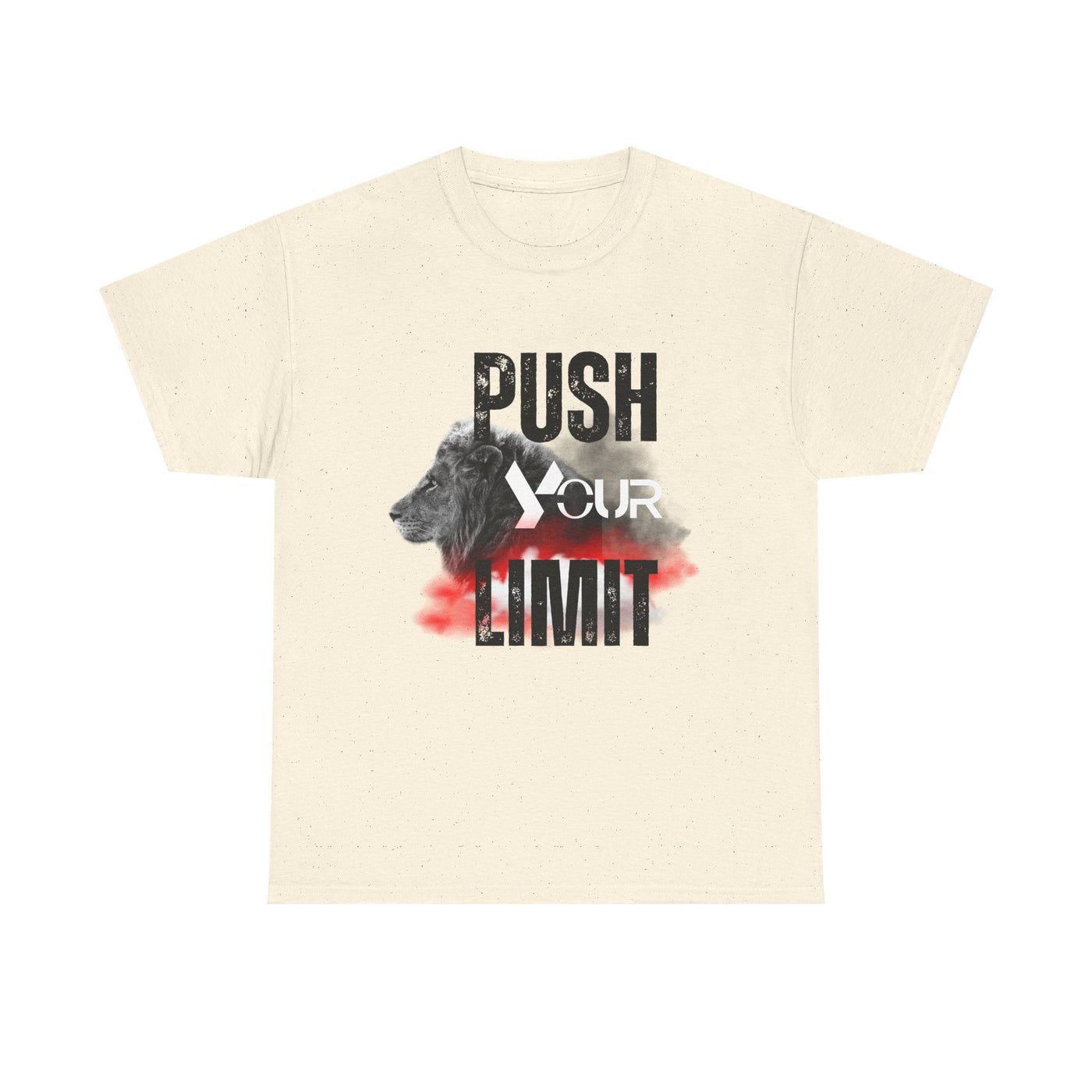 Motivational Unisex Heavy Cotton Tee - "Push Your Limit"