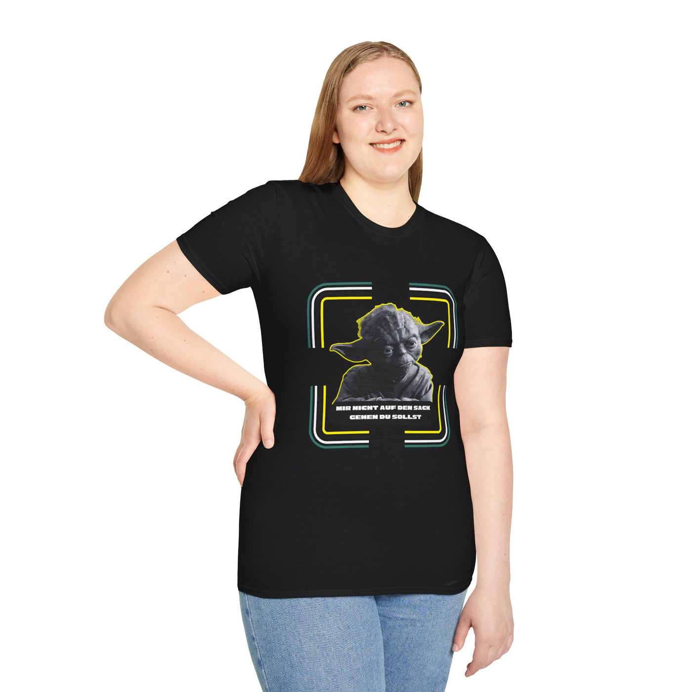 Yoda-Inspired Unisex T-Shirt - 'MIR NICHT AUF DEN... GEHEN DU SOLLST'