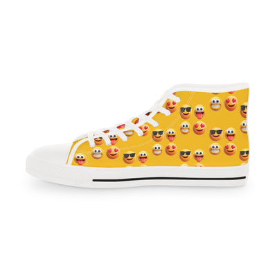 Top sneakers with emoji design #unzippedsmile