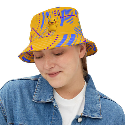 Colorful Pokemon Bucket Hat for Kids & Adults, Perfect for Summer Festivals