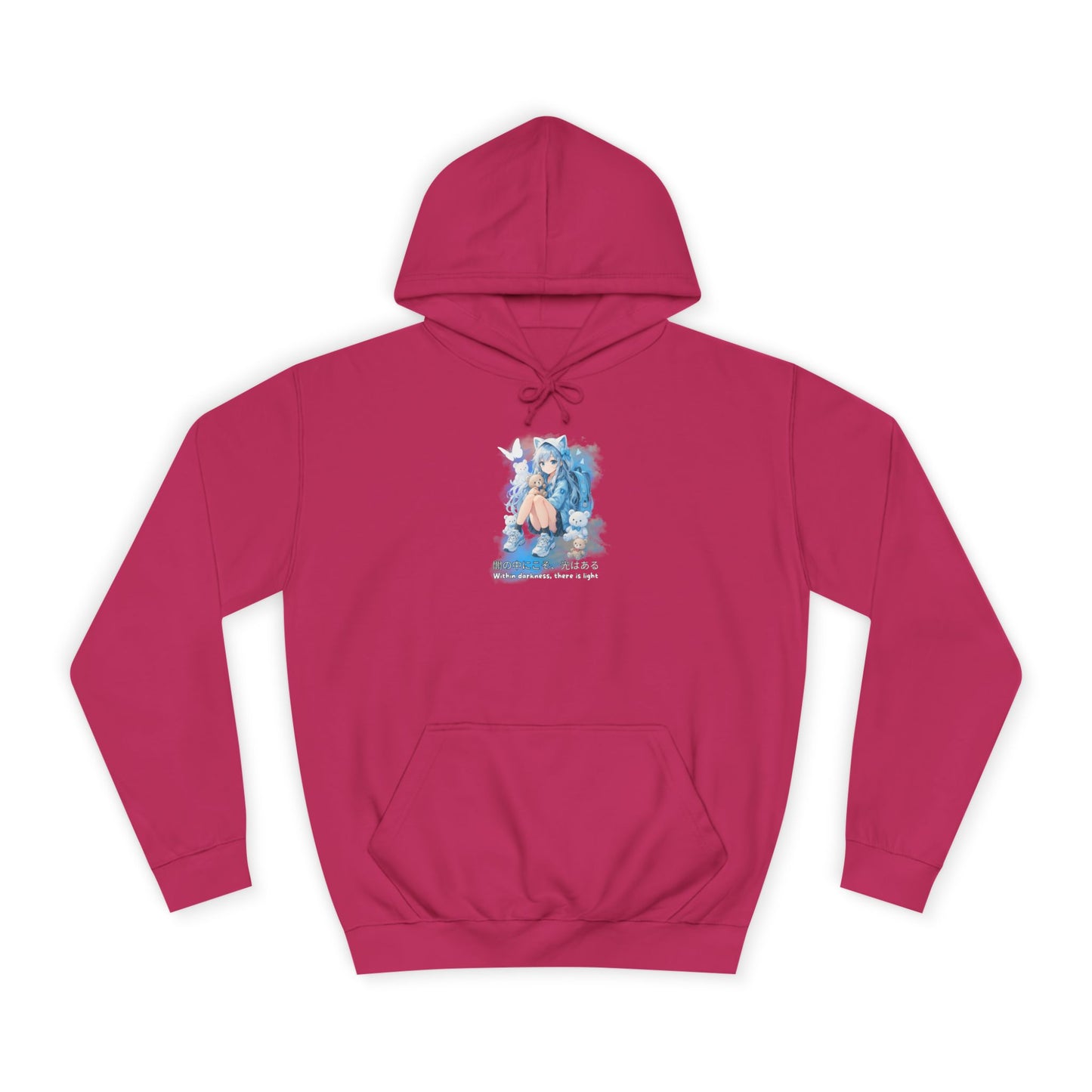 Hoodie, Anime Sweatshirt "Within darkness there is a light"