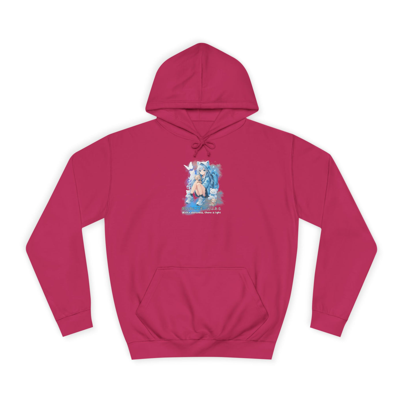 Hoodie, Anime Sweatshirt "Within darkness there is a light"