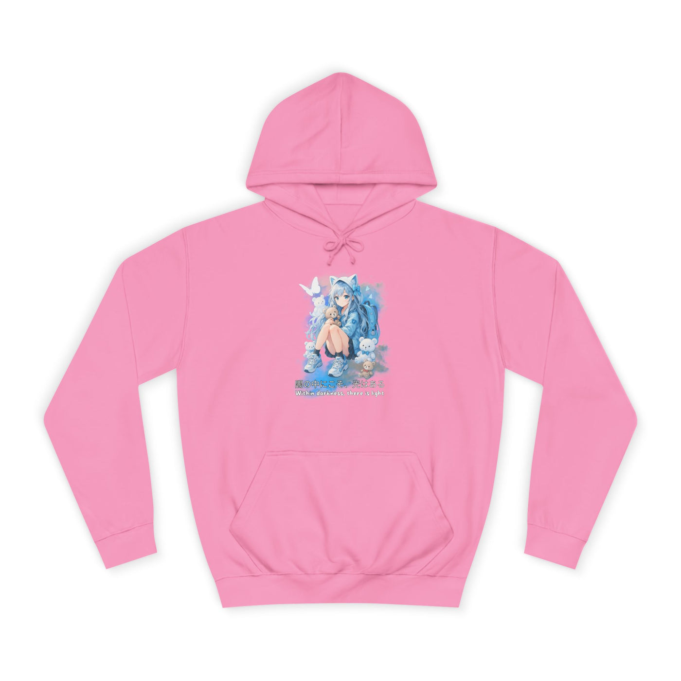 Hoodie, Anime Sweatshirt "Within darkness there is a light"