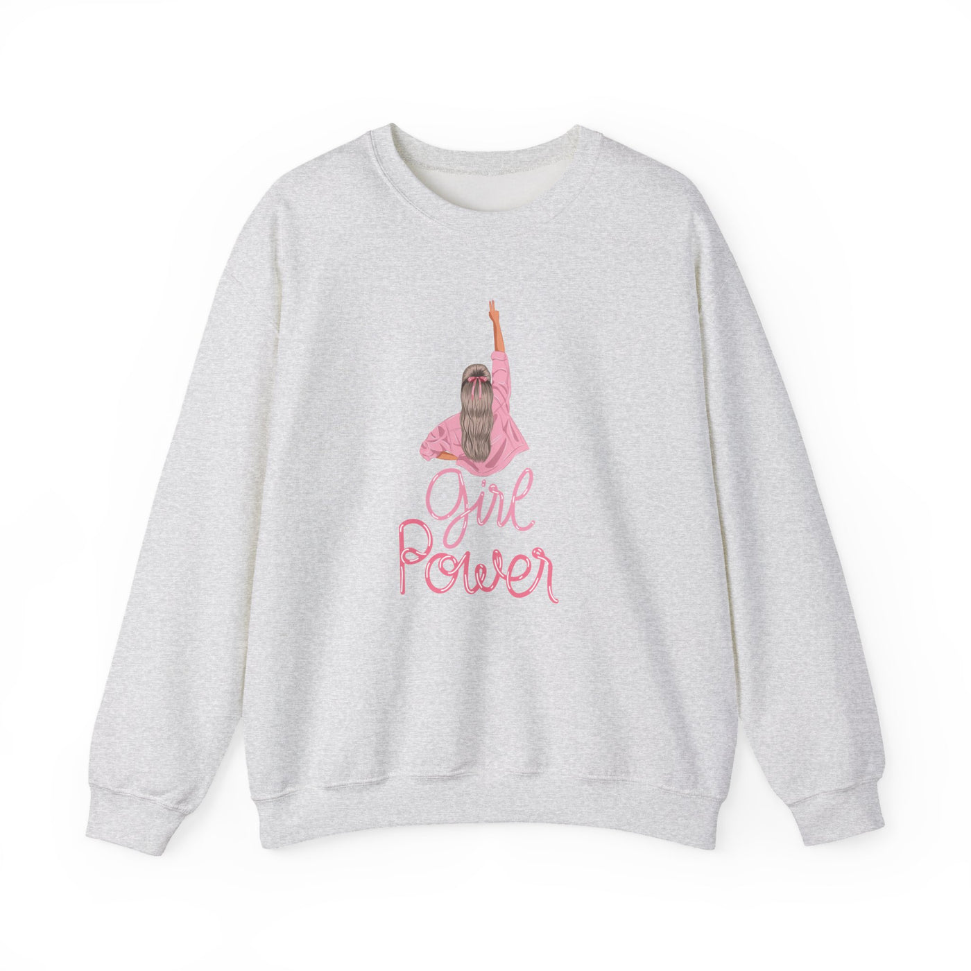 Girl Power Unisex Crewneck Sweatshirt,