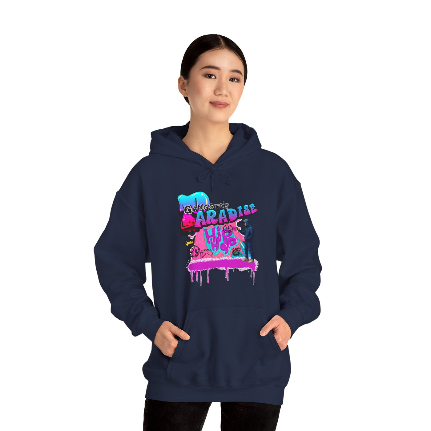 Hoodie Hip Hop Graffiti Design