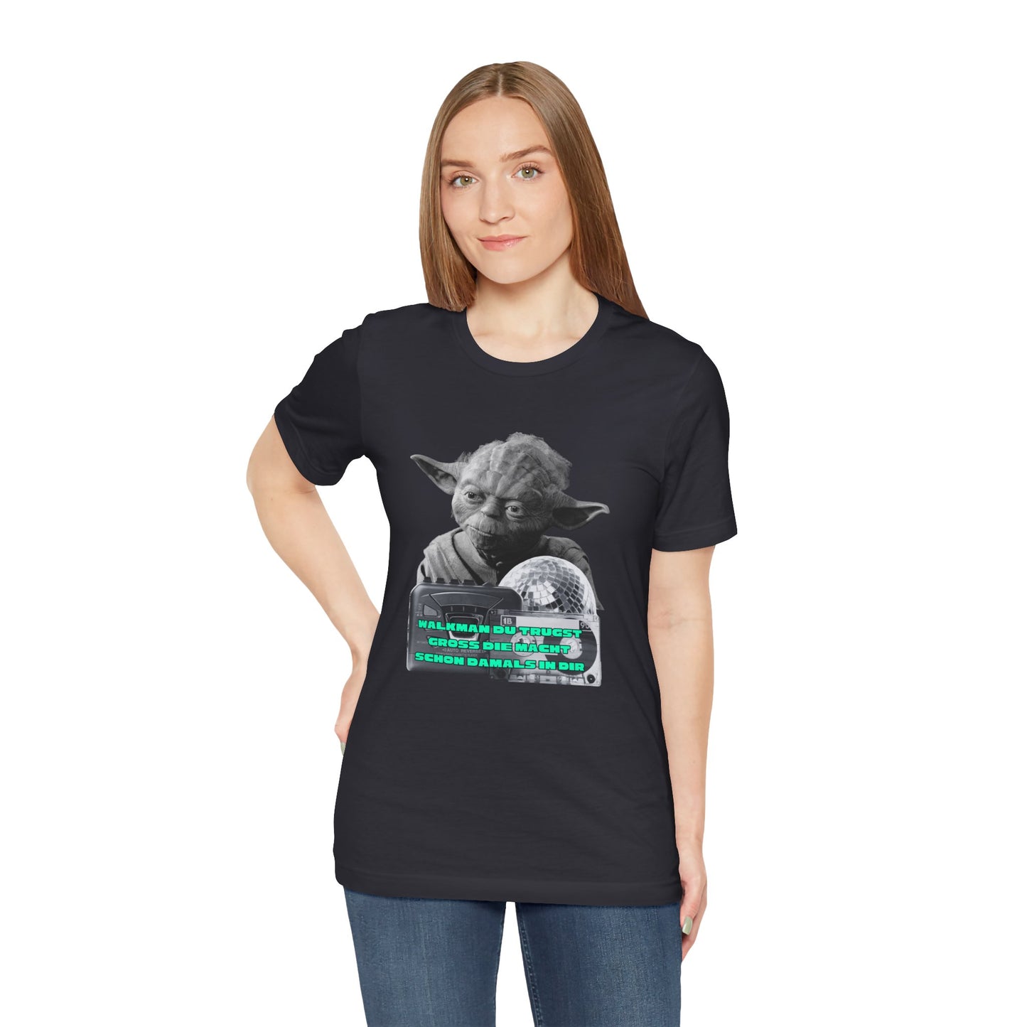 Funny Yoda Quote Unisex Tee - Walkman du kennst - erfahren du bist starwars