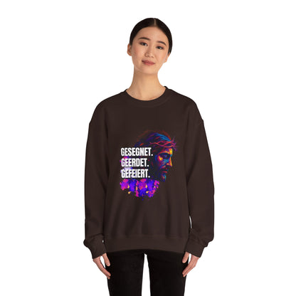 Sweatshirt Jesus- BLESSED - GROUNDED - CELEBRATED