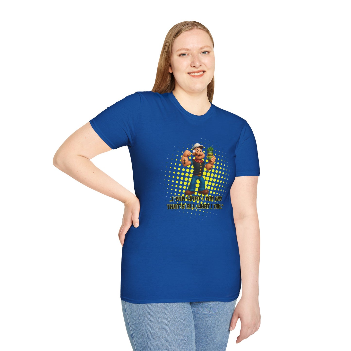 Retro Popeye Unisex Softstyle T-Shirt