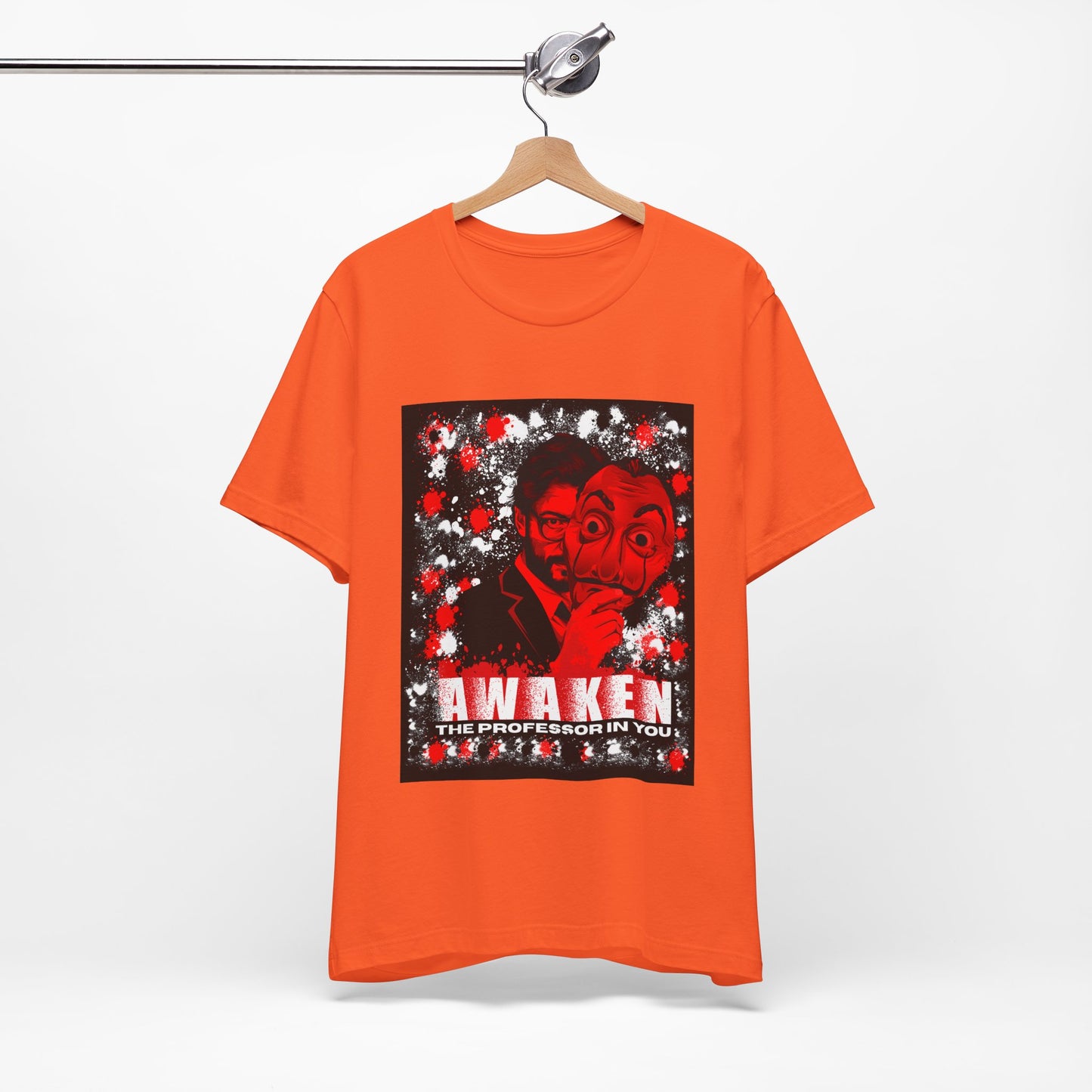 Awaken the Professor heist money Unisex Jersey Tee - Inspirational Graphic T-Shirt