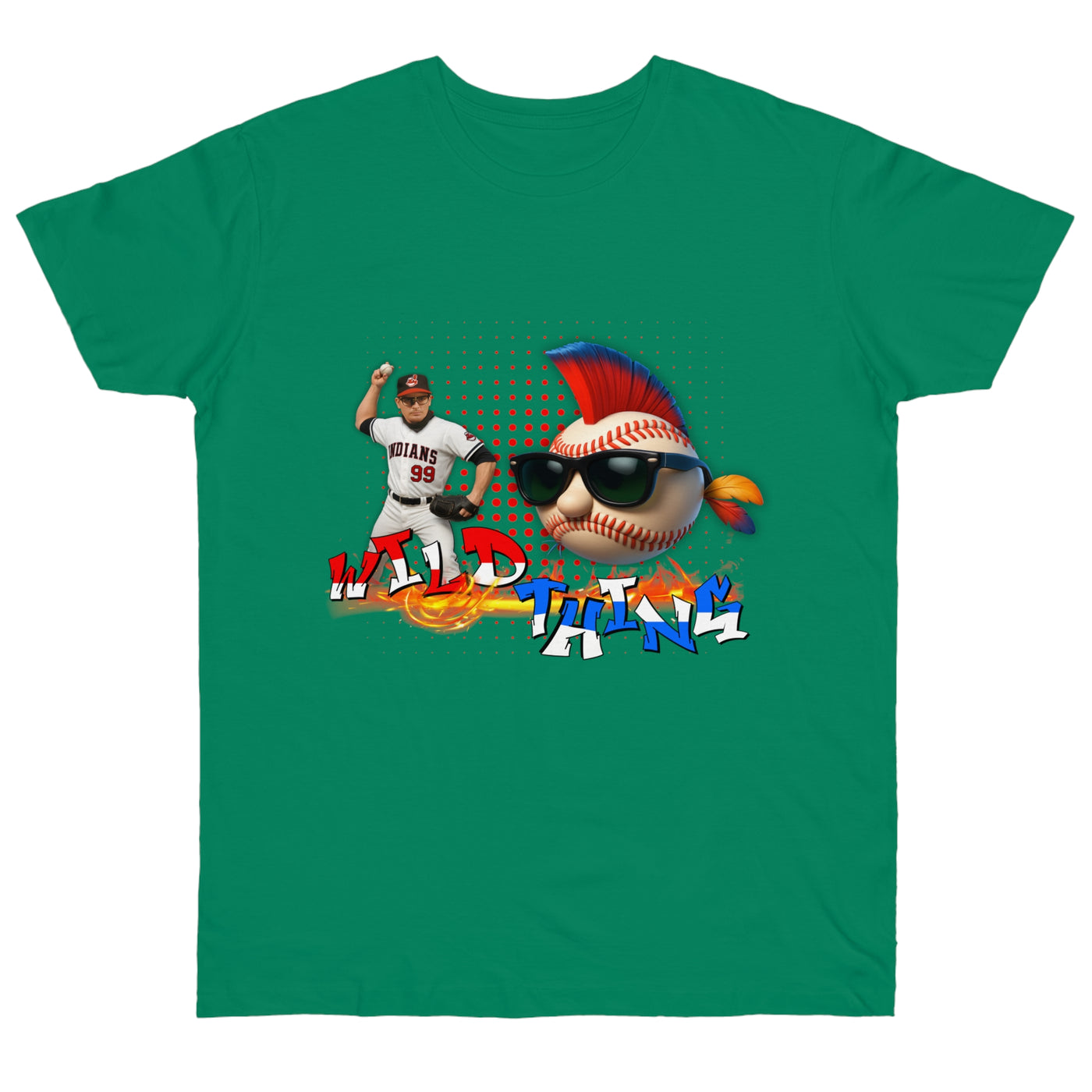 Charlie Sheen Wild Thing  - Baseball Fan T-Shirt