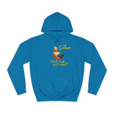 Funny Donut Lover Hoodie, Unisex College Hoodie, The Simpsons