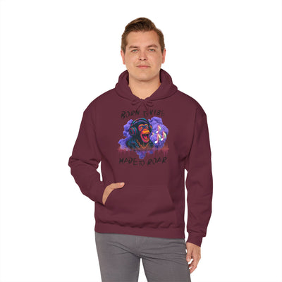 Born to Vibe Unisex Heavy Blend™ Hooded Sweatshirt - Made to Roar Monkey - Monkey 