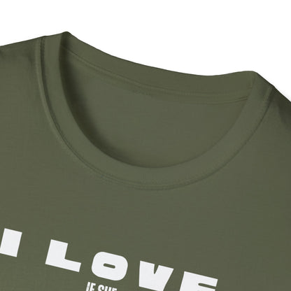 Minimalist Red Graphic Unisex T-Shirt - I love my wife