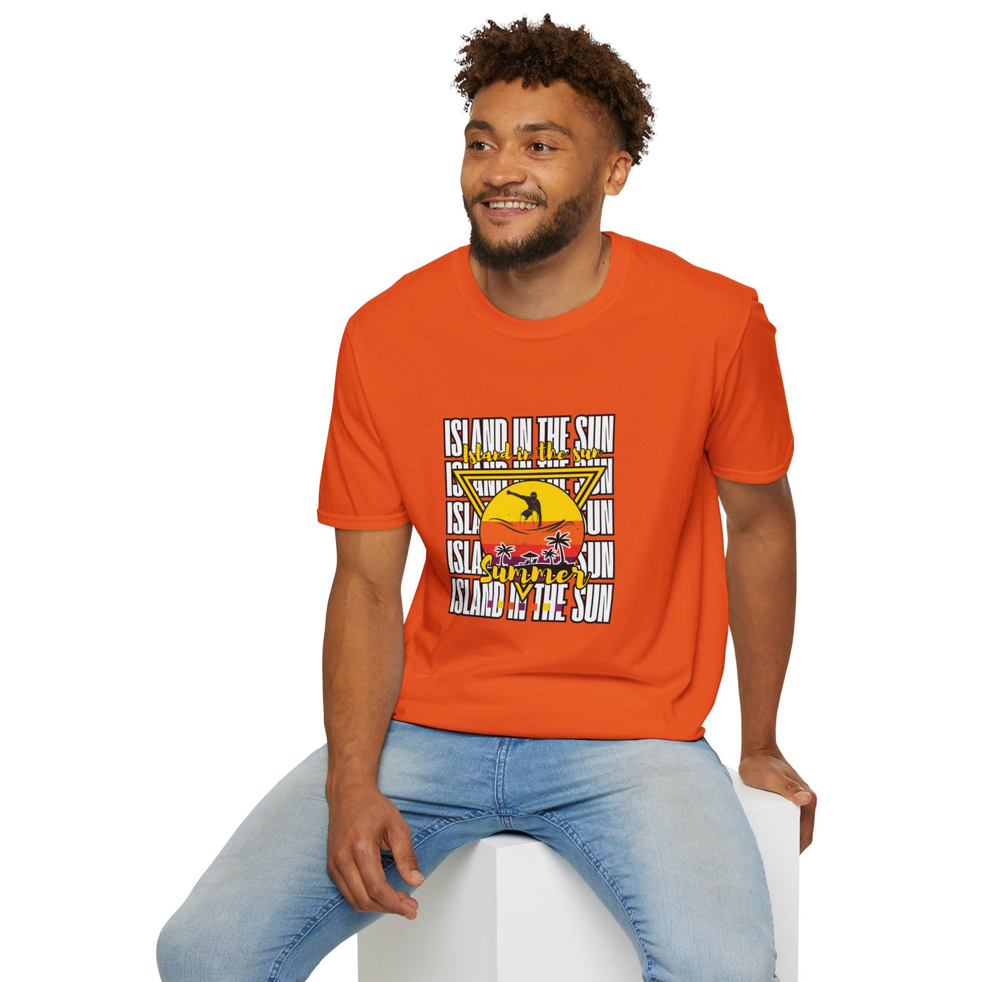 Island in the Sun Unisex Softstyle T-Shirt -Beach Vibes