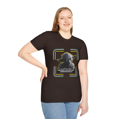 Yoda-Inspired Unisex T-Shirt - 'MIR NICHT AUF DEN... GEHEN DU SOLLST'