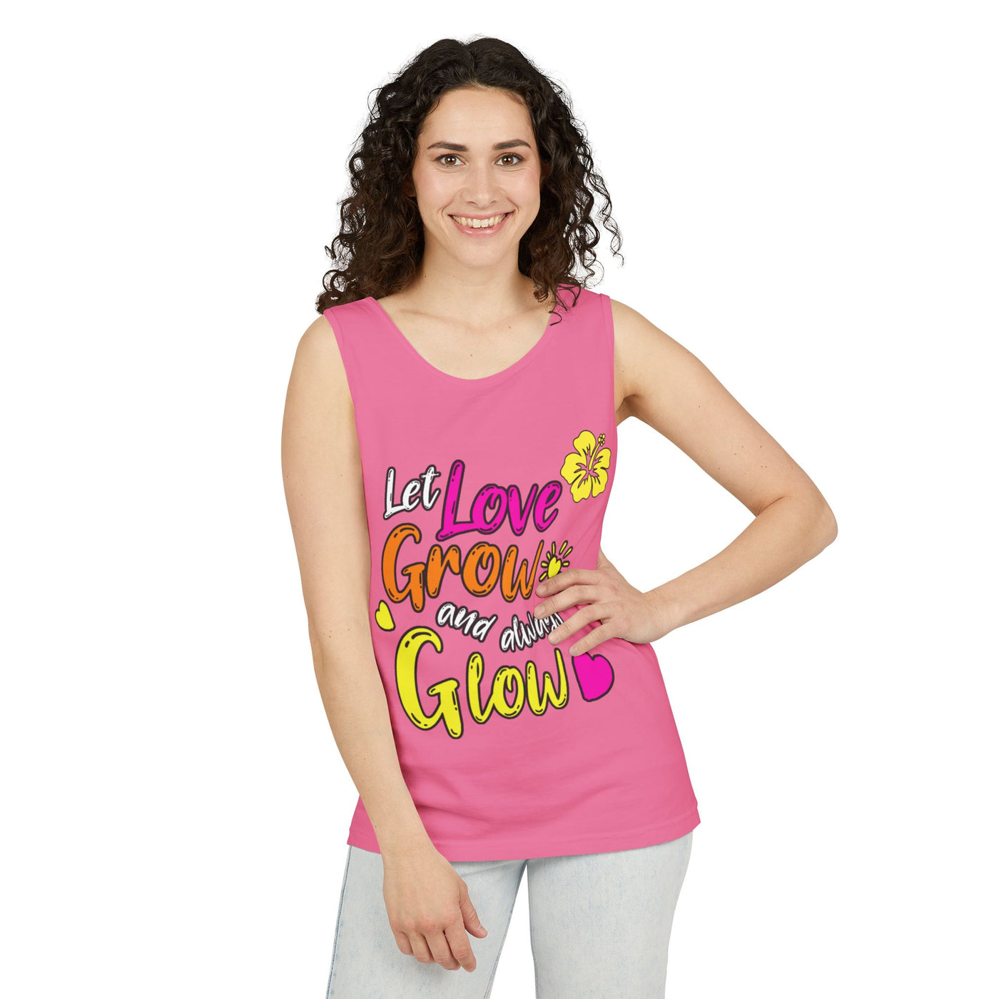 Tank Let Love Grow ... , Motivational Workout Shirt