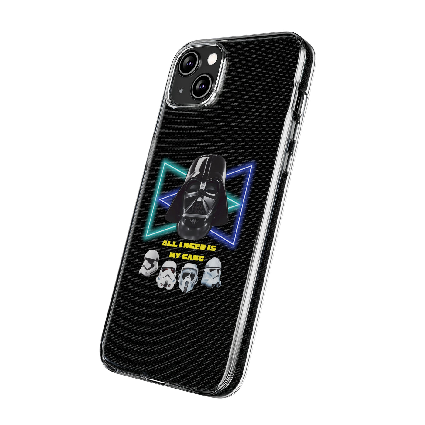 Handyhülle Darth Vader Phone Case, Star Wars Clear Silicone Phone Cover,  All I Need Is My Gang