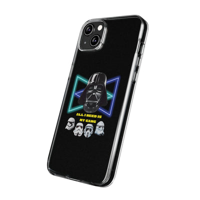 Handyhülle Darth Vader Phone Case, Star Wars Clear Silicone Phone Cover,  All I Need Is My Gang