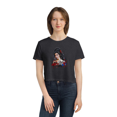 Vintage Graphic Crop Tee - Amy Winehouse Design