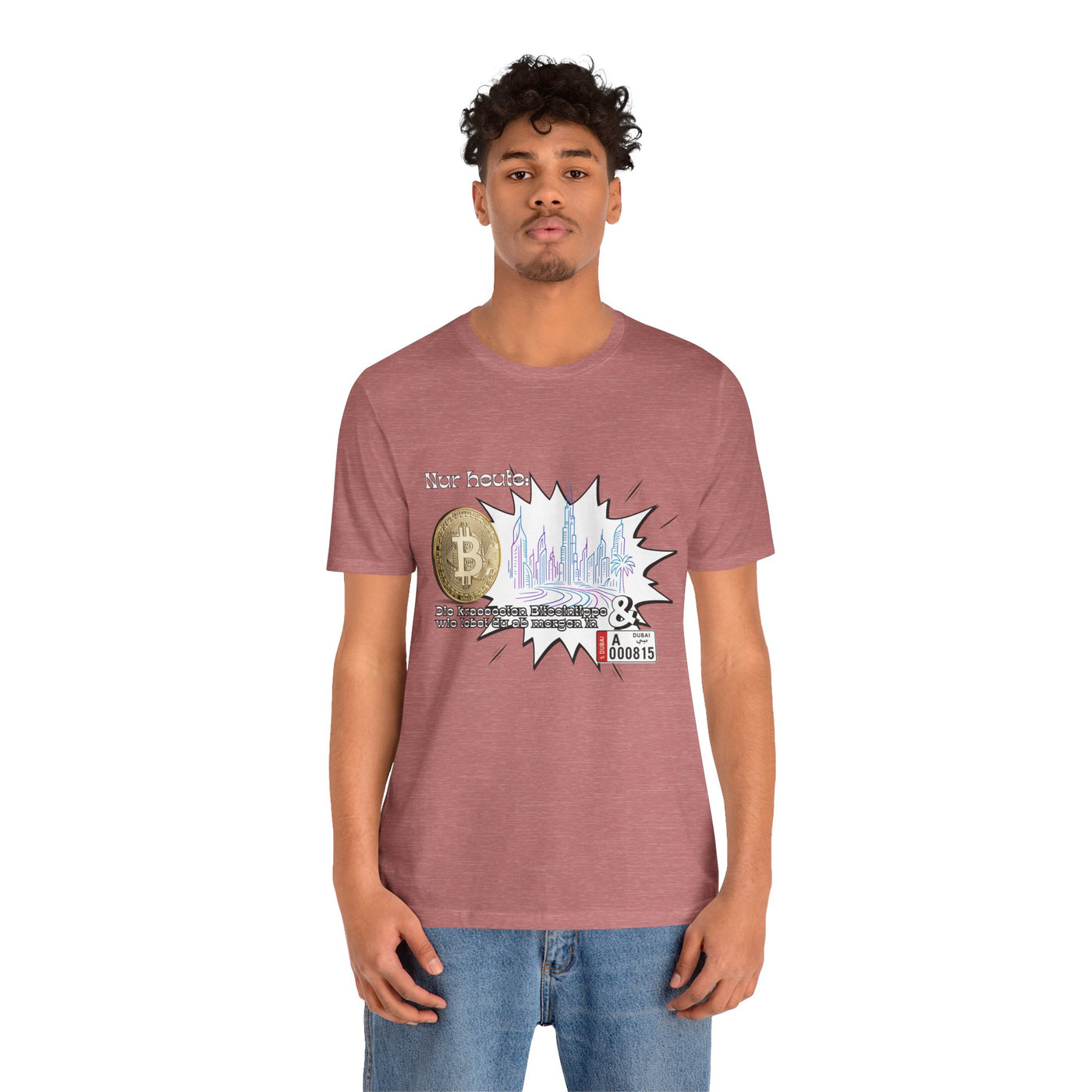 Bitcoins Dubai - Rosarote Welt - lass dich nicht verarschen T - Shirt