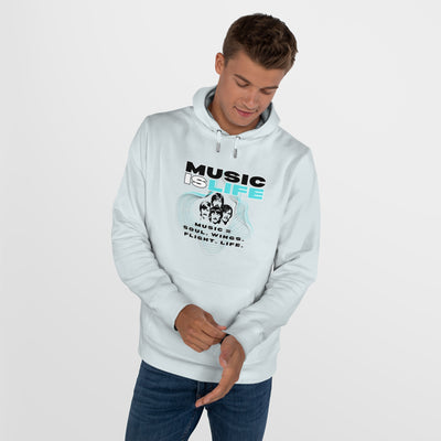 Beatles Music Is Life King Hooded Sweatshirt | Perfect for music lovers