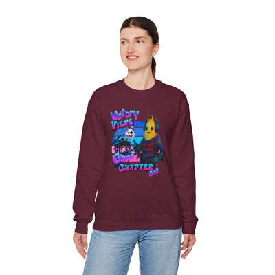 Victory Fortnite Vibes Banana Crewneck Sweatshirt - Unisex Heavy Blend
