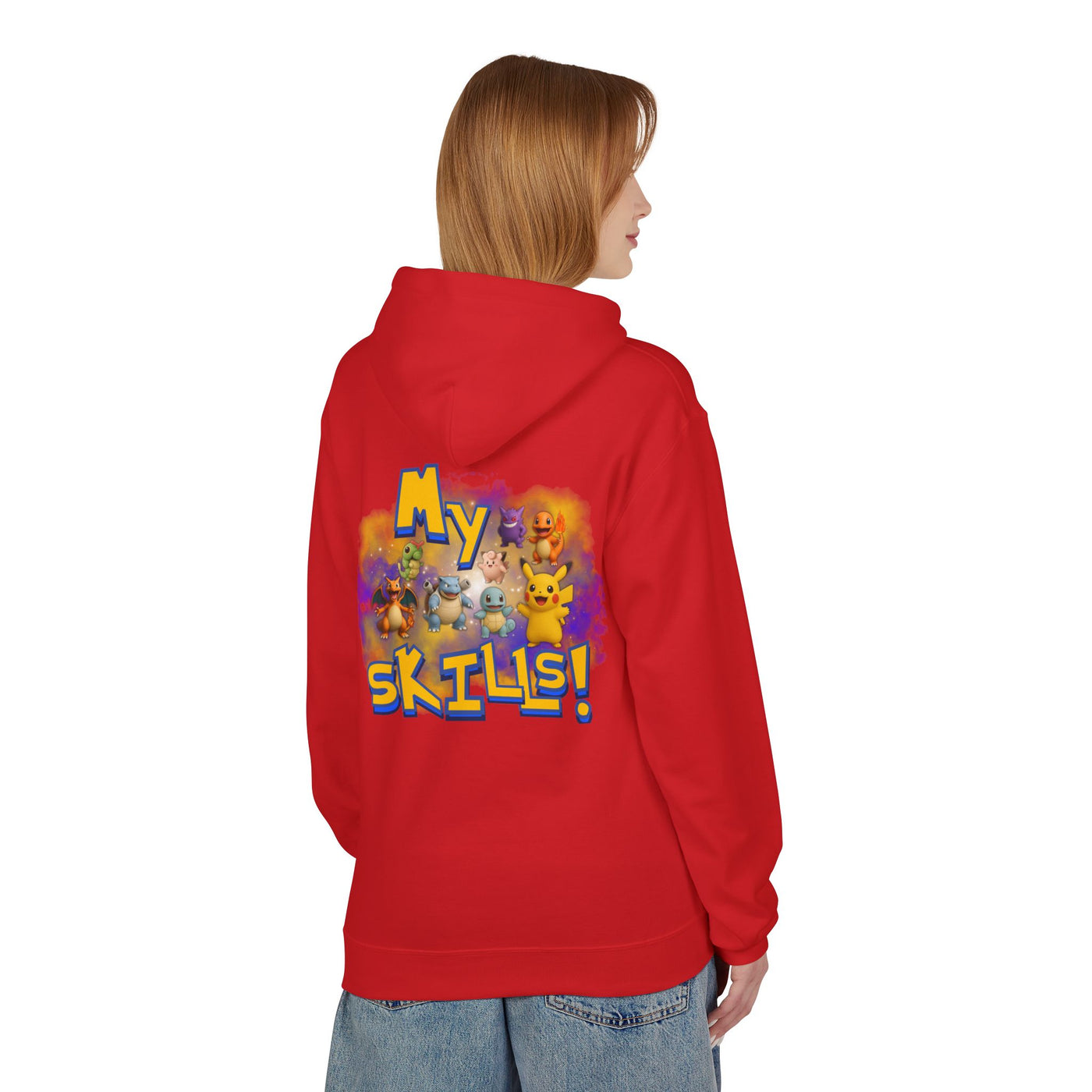 Pokemon Skills Hoodie, Unisex Pokemon Sweatshirt, Cute Hoodie