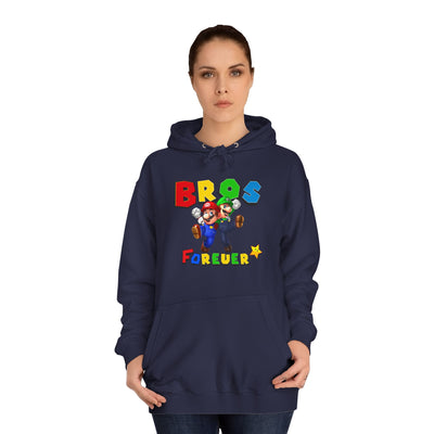 Super Bros College Hoodie, Unisex Gaming Hoodie