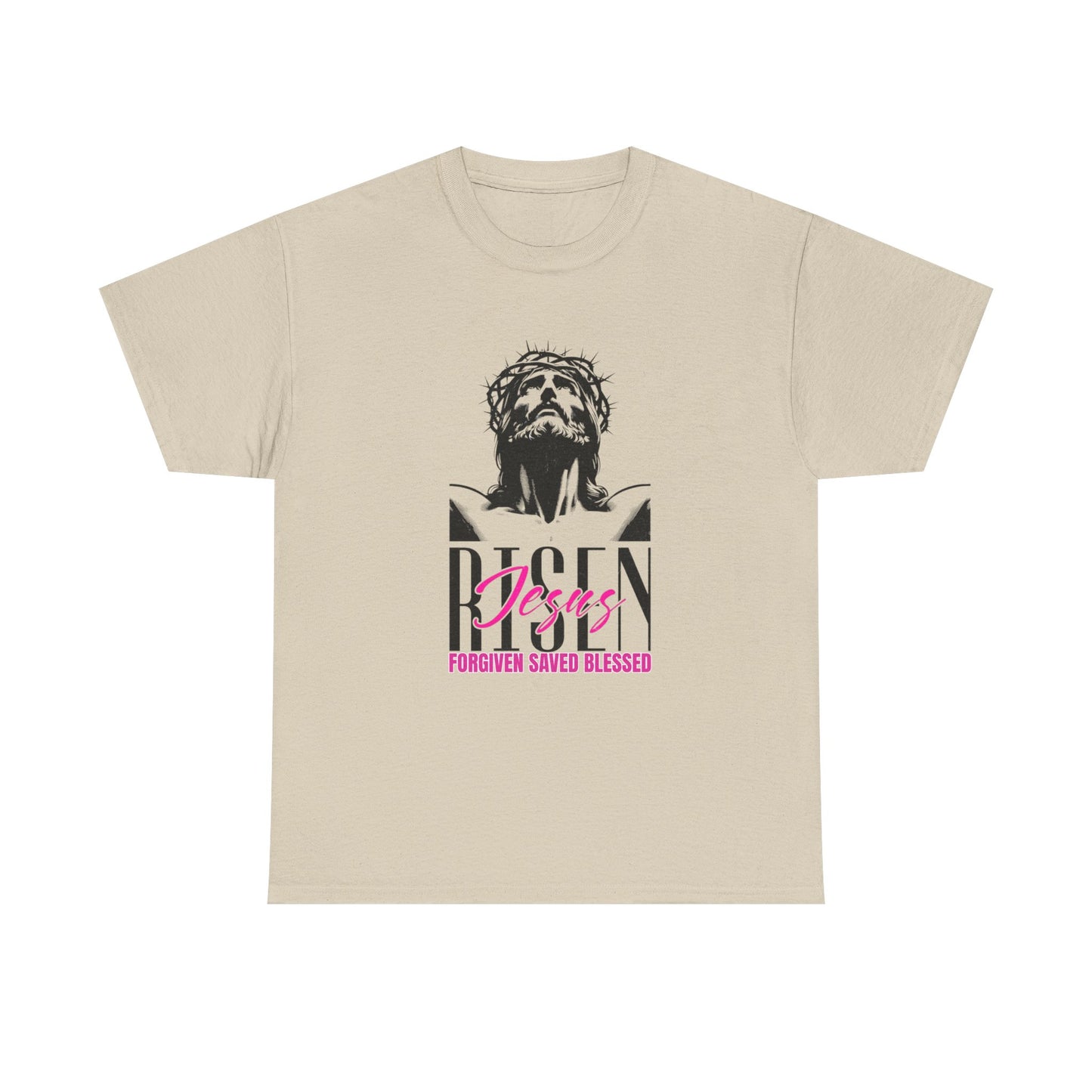 Jesus "Risen" Faith-Based Christian T-Shirt