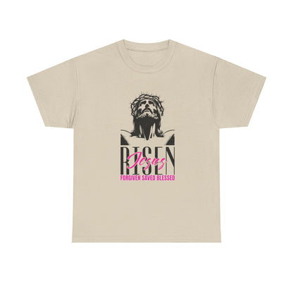 Jesus "Risen" Faith-Based Christian T-Shirt