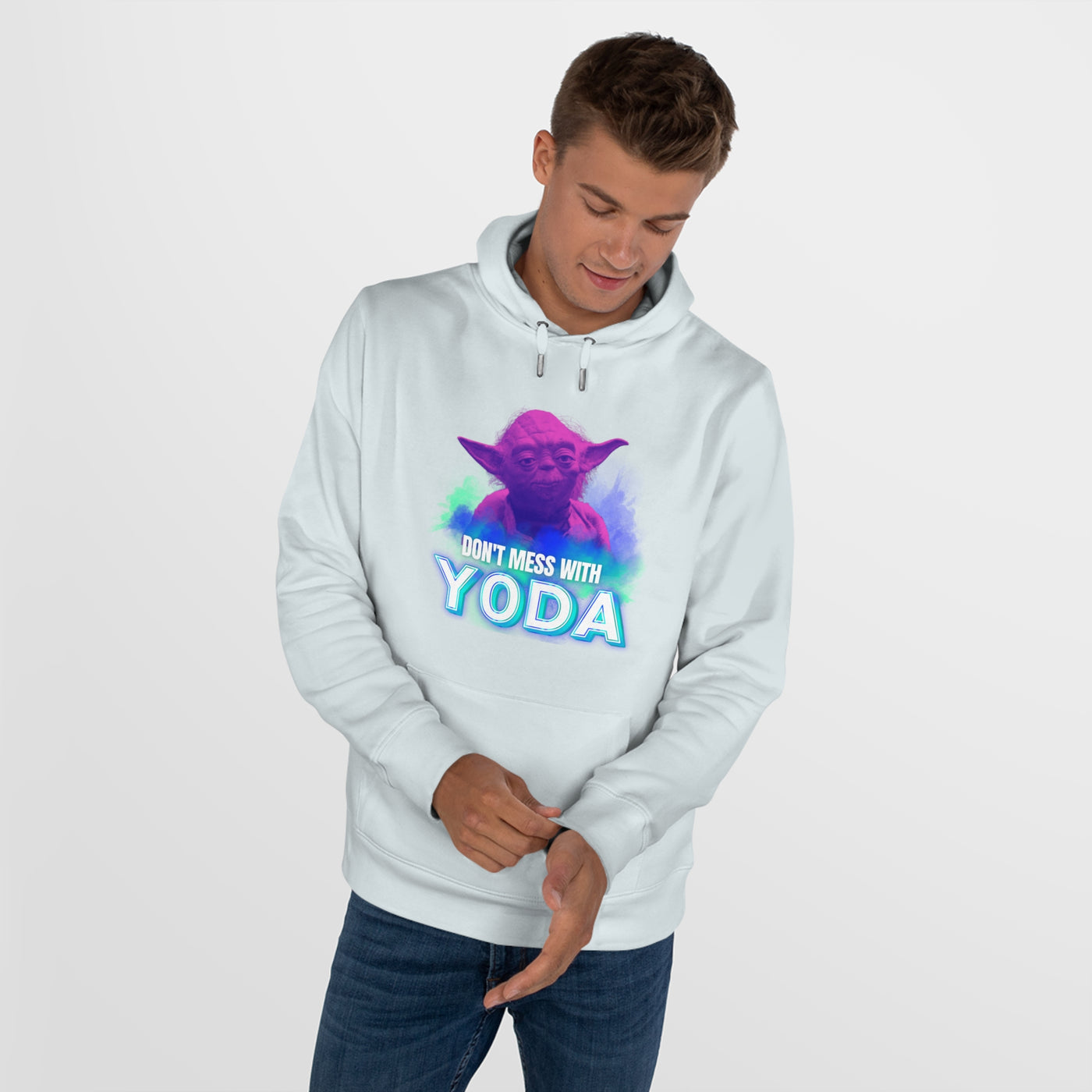 Don't Mess With Yoda Hooded Sweatshirt - starwars