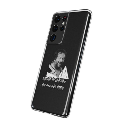 Handyhülle Unique Phone Cover, Ich wollte die Welt retten, dann gabs Mittag