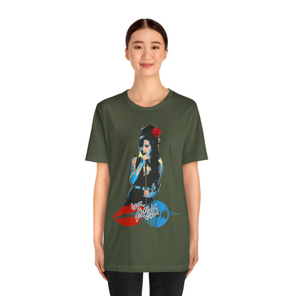 Amy Vintage-Inspired Music Lover's e T-Shirt