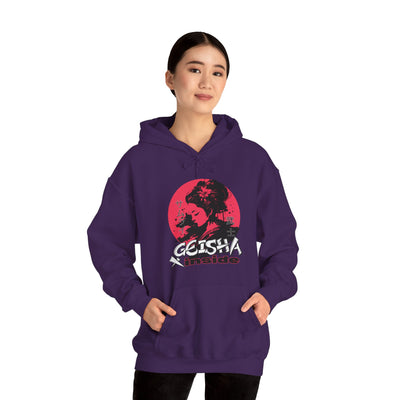 "Geisha Inside"Fleece Hoodie, Cozy
