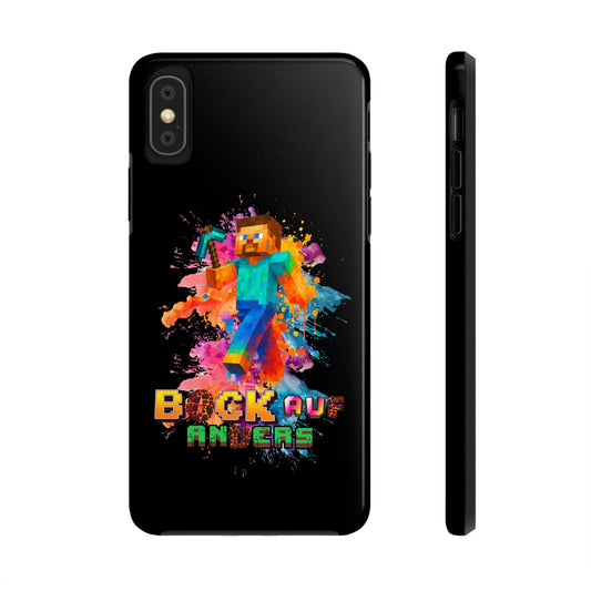 Minecraft Inspired Tough Phone Case - Handyhülle  "Bock auf anders" Colorful Gamer Design