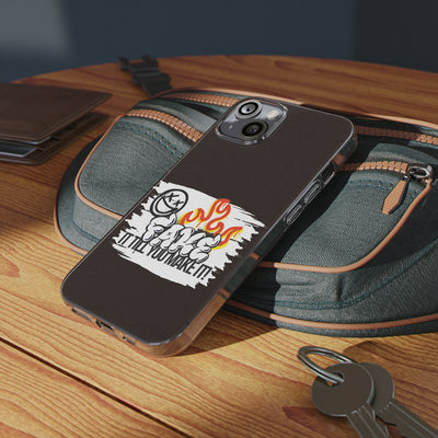 Handyhülle Fake till you make it - Clear Silicone Phone Cases,