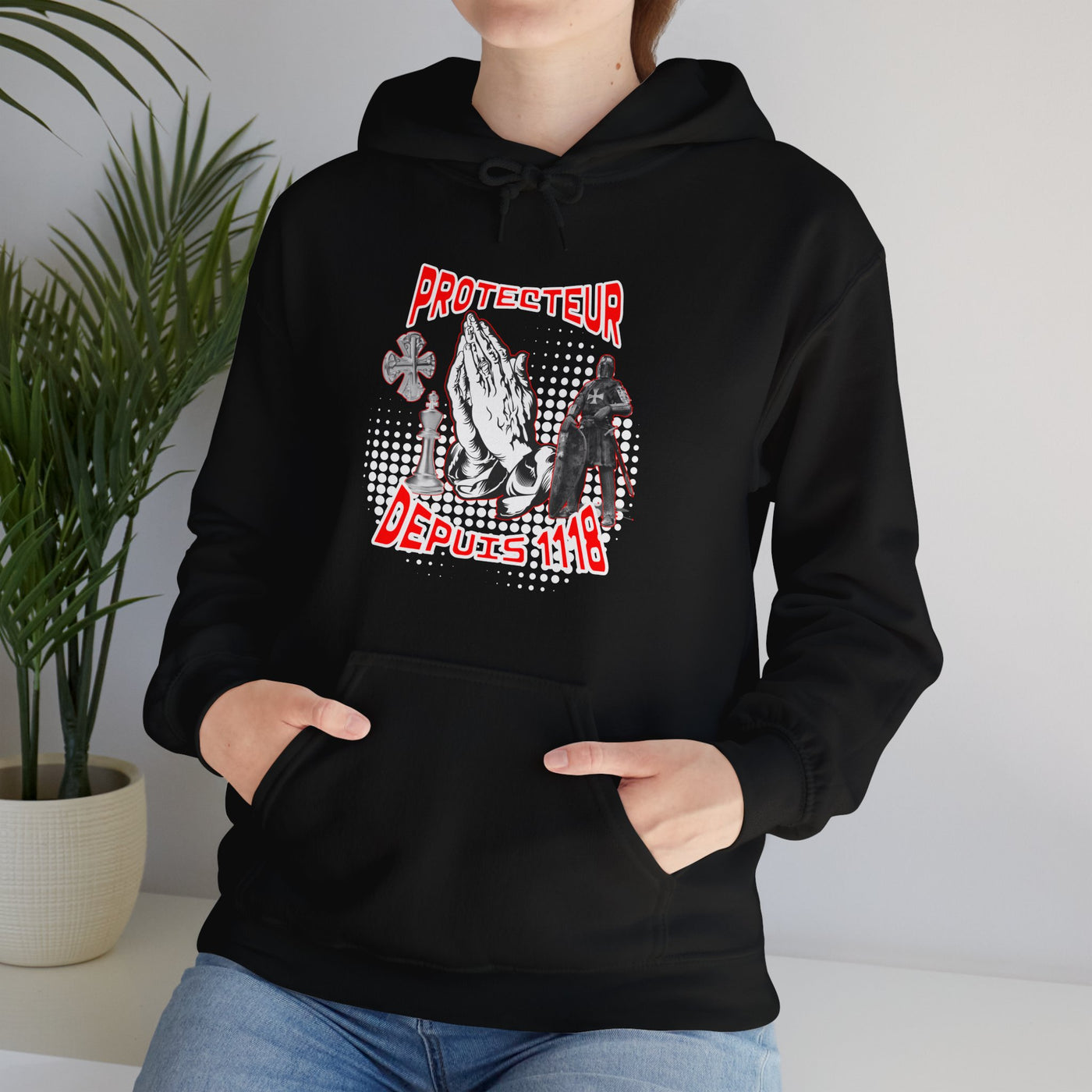 Protecteur depuis 1118 - Cute Unisex Hoodie