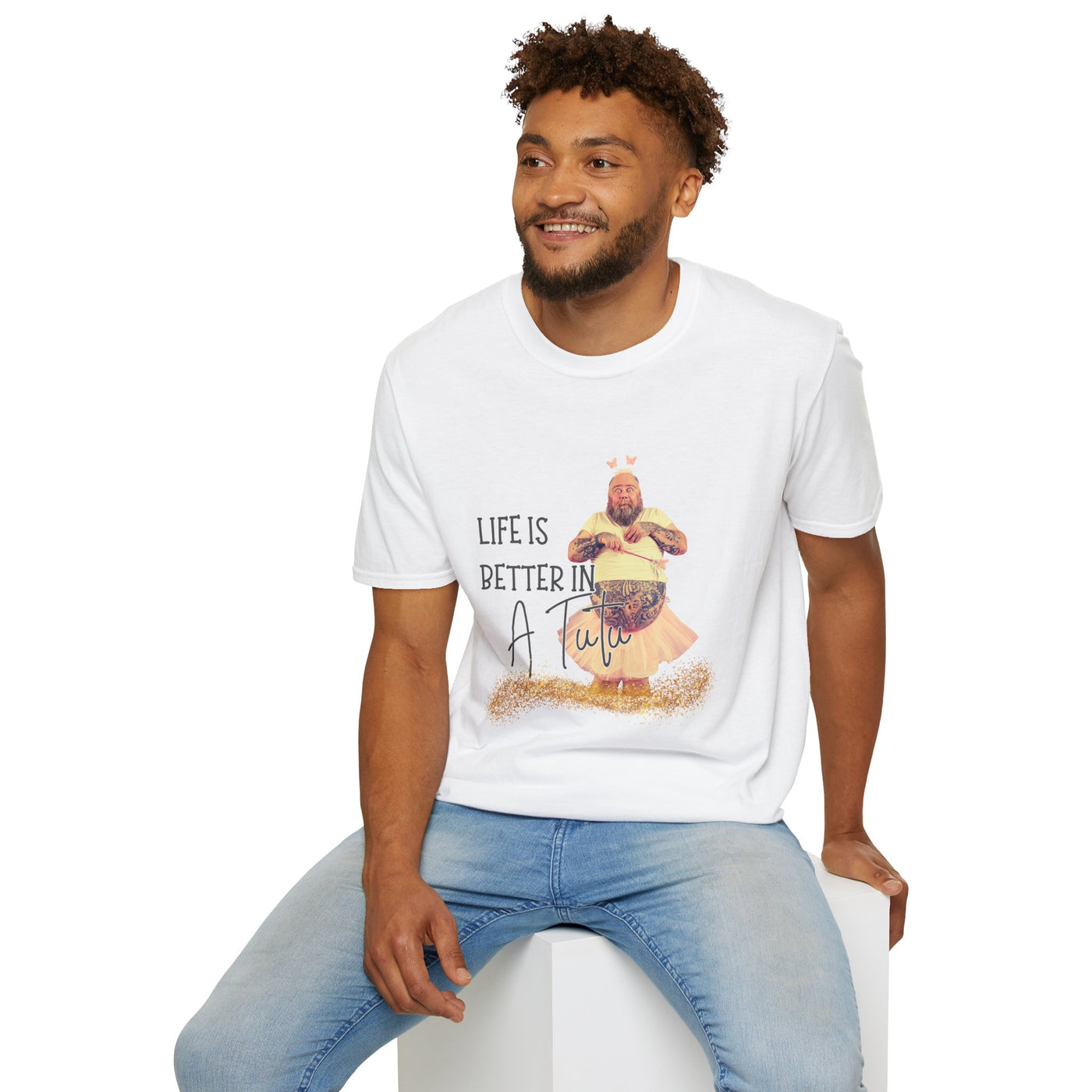 Life Is Better in a Tutu Unisex Softstyle T-Shirt