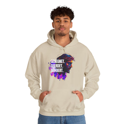 Jesus Colorful - with saying Blessed- Grounded - Celebrated