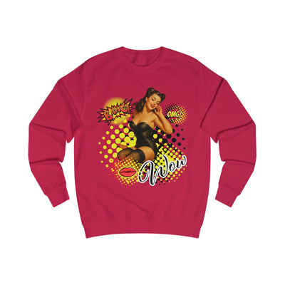 Retro Pop Art Unisex Sweatshirt - 'Bang', 'OMG', 'Wow' Statement Design