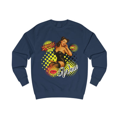 Retro Pop Art Unisex Sweatshirt - 'Bang', 'OMG', 'Wow' Statement Design