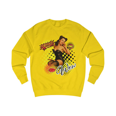 Retro Pop Art Unisex Sweatshirt - 'Bang', 'OMG', 'Wow' Statement Design
