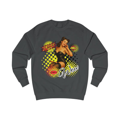 Retro Pop Art Unisex Sweatshirt - 'Bang', 'OMG', 'Wow' Statement Design