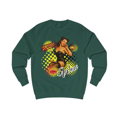 Retro Pop Art Unisex Sweatshirt - 'Bang', 'OMG', 'Wow' Statement Design