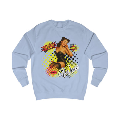 Retro Pop Art Unisex Sweatshirt - 'Bang', 'OMG', 'Wow' Statement Design