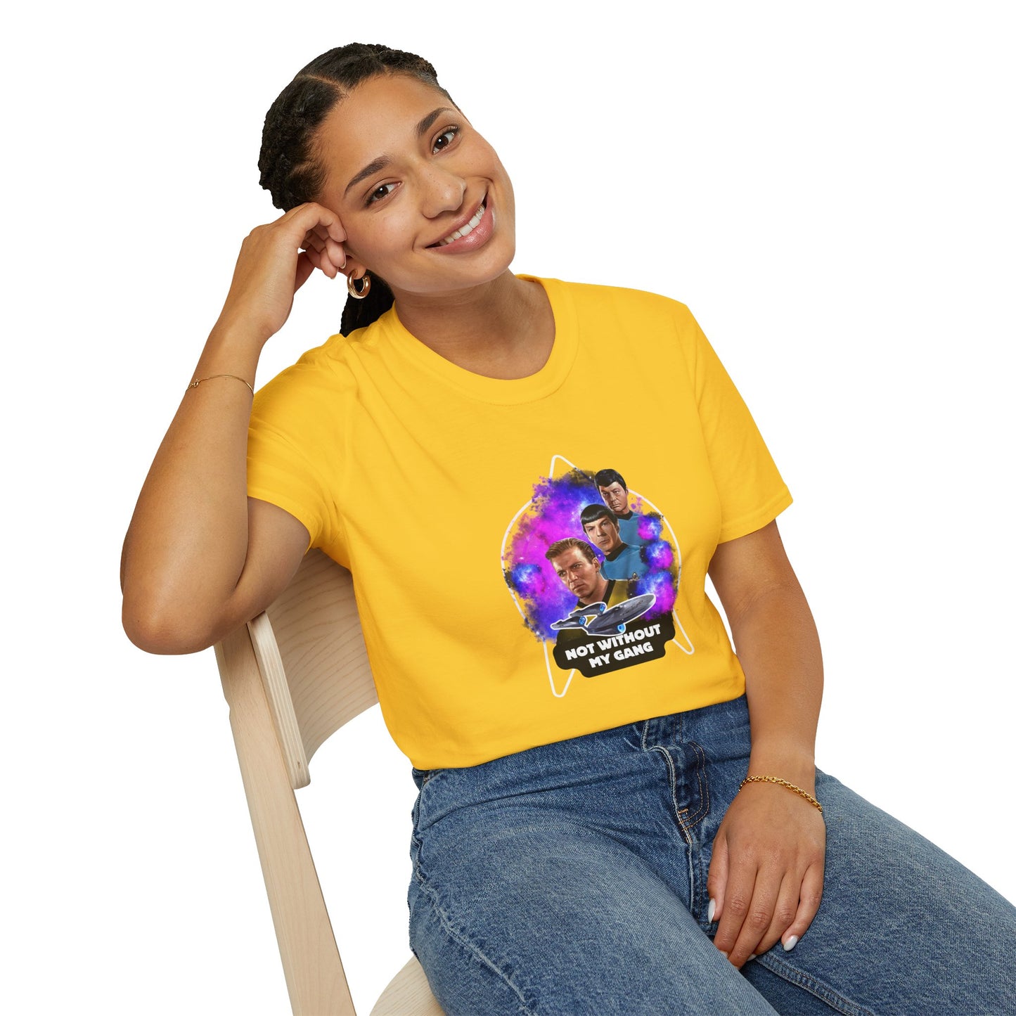 Not Without My Gang Unisex T-Shirt - Nostalgic Space Adventure Tee for Fans